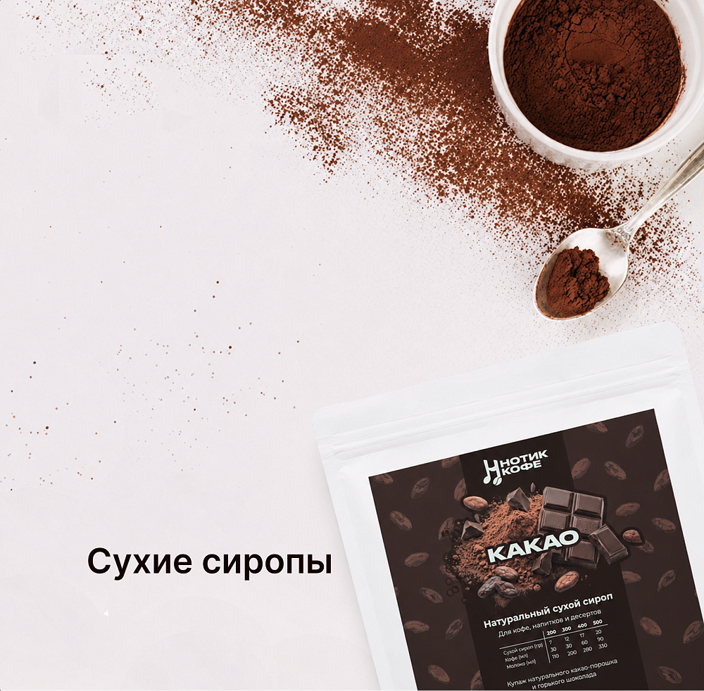 Сухие сиропы